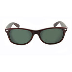 Unisex Revtown Polarized Sunglasses // Matte Dark Wood