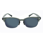 Unisex Sanibel Polarized Sunglasses // Matte Crystal Gray