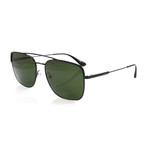 Men's PR53VS Sunglasses // Black + Green