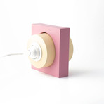 Donut Table Lamp // Pink + Yellow + Green