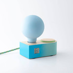 Neptün Table Lamp + Dimmer // Blue
