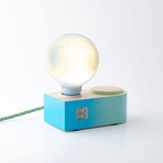 Neptün Table Lamp + Dimmer // Blue