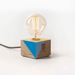 Wooden Table Lamp // Multicolor