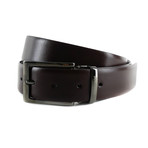 Smooth Leather One-Size Belt // Black