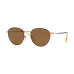 Men's Polarized Sunglasses // Havana + Gold