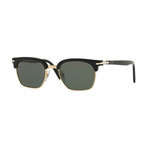 Men's Sunglasses // Black + Gold