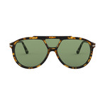 Men's Polarized Sunglasses II // Havana + Green