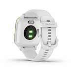 Venu Sq Smart Watch // White + Light Gold // 010-02427-01