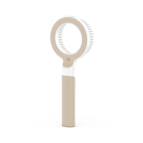 Wagnify // 360 Degree + Multi-Directional Modern Grooming Pet Rake Comb (BROWN)