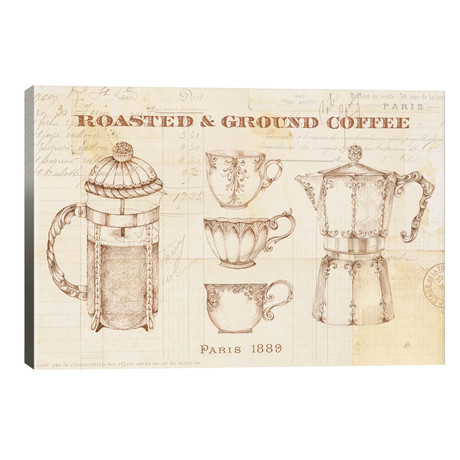 Authentic Coffee I // Daphne Brissonnet (40"W x 26"H x 1.5"D)