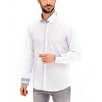 Travis Button-Up Shirt // White (Small)