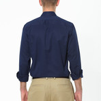 Harden Button-Up Shirt // Dark Blue (Small)