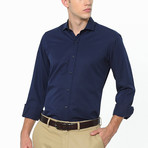 Harden Button-Up Shirt // Dark Blue (Small)