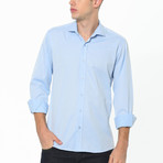 Harden Button Up Shirt // Blue (Small)
