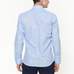 Milo Button-Up Shirt // Blue (Small)