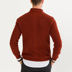 Solid Color Turtleneck Sweater // Squash (XS)