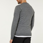 Wool Blend Crewneck Sweater // Gray (S)