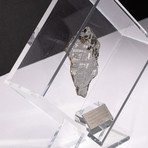 Magadanskaya Oblast Seymchan Meteorite with Olivine + Acrylic Display // Ver. 3