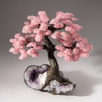 The Love Tree // Rose Quartz Tree + Amethyst Matrix // Custom v.8