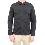 Ellis Shirt Jacket // Black (S)
