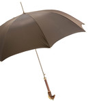 Long Umbrella + Horse Handle // Brown