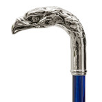 Eagle Shoehorn // Silver + Blue