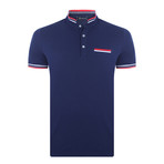 Harry Short Sleeve Polo Shirt // Navy (XL)
