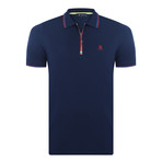 Kris Short Sleeve Polo Shirt // Navy (S)