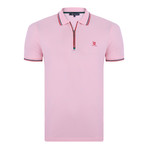 Francesco Short Sleeve Polo Shirt // Pink (2XL)