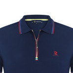 Kris Short Sleeve Polo Shirt // Navy (L)