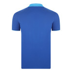 Giannis Short Sleeve Polo Shirt // Sax (XL)