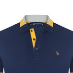 James Short Sleeve Polo Shirt // Navy (XL)
