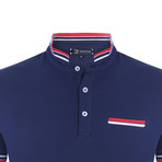 Harry Short Sleeve Polo Shirt // Navy (2XL)