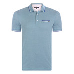 Canyon Short Sleeve Polo Shirt // Turquoise (L)