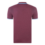 Lugano Short Sleeve Polo Shirt // Bordeaux (M)