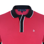 Edgar Short Sleeve Polo Shirt // Fuchsia (2XL)