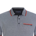 Florence Short Sleeve Polo Shirt // Black (XL)