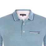 Canyon Short Sleeve Polo Shirt // Turquoise (S)