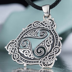 Triskelion + Scandinavian Ornament Pendant