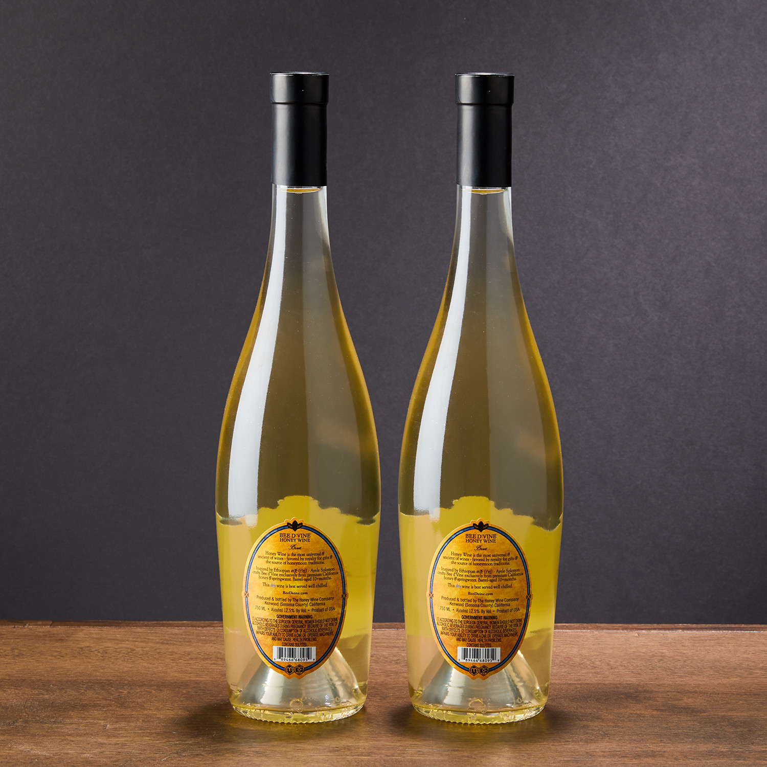 Honey Wine // 750 ml // Set of 2 (Brut) Bee D'Vine Touch of Modern