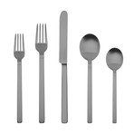 Stile Cutlery // 5 Piece Set (Glossy Stainless)
