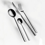 Movida Cutlery // 5 Piece Set // Glossy Stainless