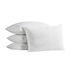 Soft Plush Gel Fiber Filled Allergy Resistant Stomach Sleeper Pillow // Set of 4 (Standard)