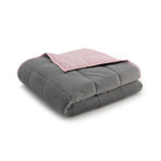 Reversible Weighted Blanket // Gray + Pink (12 lb)