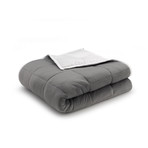 Reversible Weighted Blanket // Gray + White (12 lb)