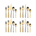 Arte Cutlery // 20 Piece Set (Glossy Stainless)