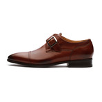 William Leather Monkstrap Shoes // Cognac (US: 10)