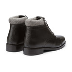 Toecap Derby Boot // Black Leather (US: 13)