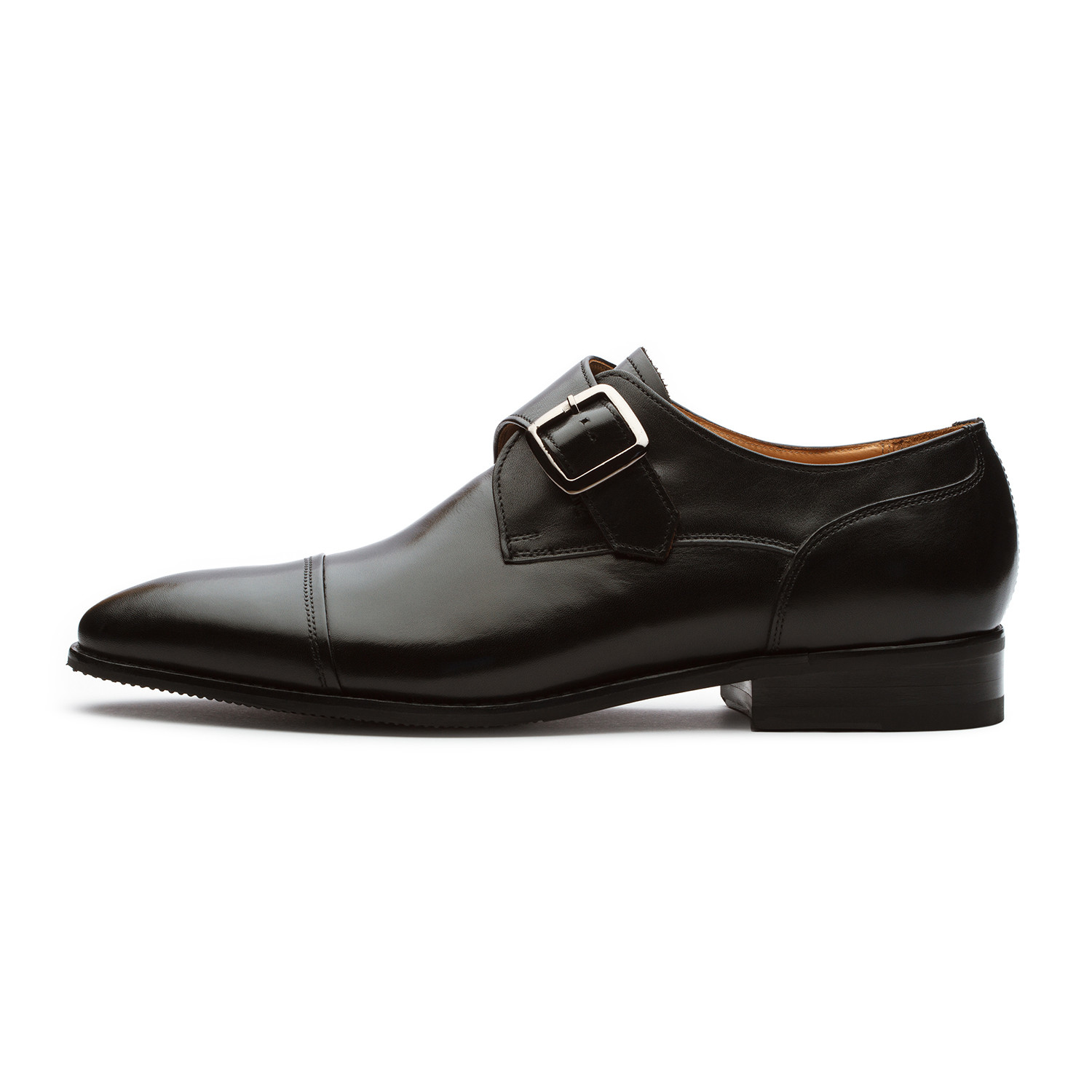 William Leather Monkstrap Shoes // Black (US: 7) - Dapper Shoes - Touch ...