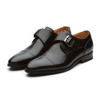 William Leather Monkstrap Shoes // Black (US: 10)
